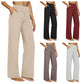💖LAST DAY PROMOTION - 50%OFF 💖 Women's High Waist Stretch Casual Yoga Wide Leg Pants