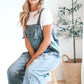 💃Limited time sale 50% OFF💓Women's Cute Casual Button Jumpsuit Ripped Denim Overalls