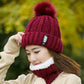 Women's Cap and Scarf Set