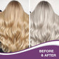 Purple Keratin Hair Mask - Locks Color & Neutralizes Brass & Yellow Tones for Blonde Silver Gray Highlighted Hair