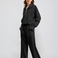 🍁Autumn Specials 49%OFF🔥 Women’s High-Neck Zip-Up Pullover and Wide-Leg Pants Set