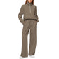 🍁Autumn Specials 49%OFF🔥 Women’s High-Neck Zip-Up Pullover and Wide-Leg Pants Set