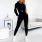 🔥Black Friday Deal!💜Women's Two-Piece Hooded Tracksuit Set
