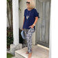 Casual two-piece for women, ideal for holidays