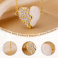 🔥Premium Gold Diamond Magnetic Heart Necklace