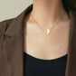 🔥Premium Gold Diamond Magnetic Heart Necklace