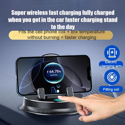 Multi-Function Punch-Free Portable Anti-Slip Car Phone Holder