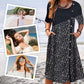 Women's Patchwork Vintage Printed Cotton Linen Dress