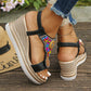 Resort-style Open-Toe Wedge Sandals (50% OFF)