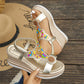 Resort-style Open-Toe Wedge Sandals (50% OFF)