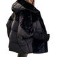 💥New arrivals now available with 50% off-Women’s Oversized Hooded Patchwork Puffer Coat