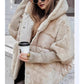 💥New arrivals now available with 50% off-Women’s Oversized Hooded Patchwork Puffer Coat