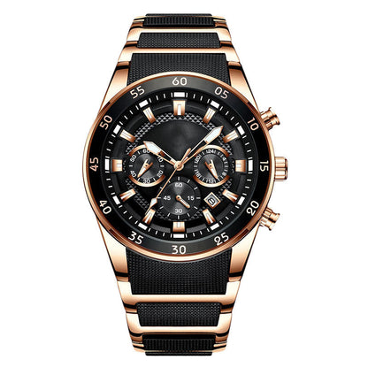 🔥LAST DAY PROMOTION - 50%OFF🔥Men's Waterproof Multifunctional Quartz Watch