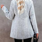 🍂Autumn Hot Sale 50% OFF🎉Women's Solid Color Pocket Long Sleeve Open Front Coat