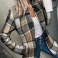 🍂Autumn Hot Sale 50% OFF🎉Women's Solid Color Pocket Long Sleeve Open Front Coat