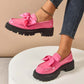 💜 LAST DAY PROMOTION - 50%OFF 💜 Chic Sweet Platform Loafers with Bow