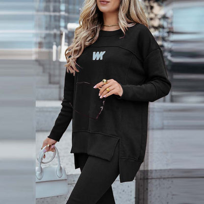 Women's Casual Sweatshirt and Leggings Set
