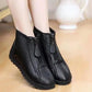 Women's Winter Fleece Ankle Boots | Zip-Up Anti-Slip Warm Footwear