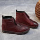 Women's Winter Fleece Ankle Boots | Zip-Up Anti-Slip Warm Footwear